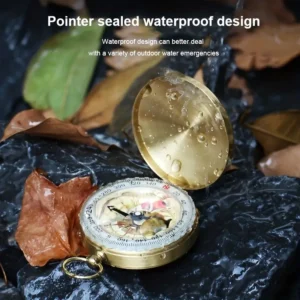 Copper Survival Compass